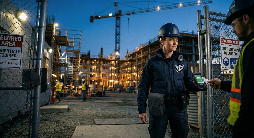 Construction site access control and credential verification in Ontario