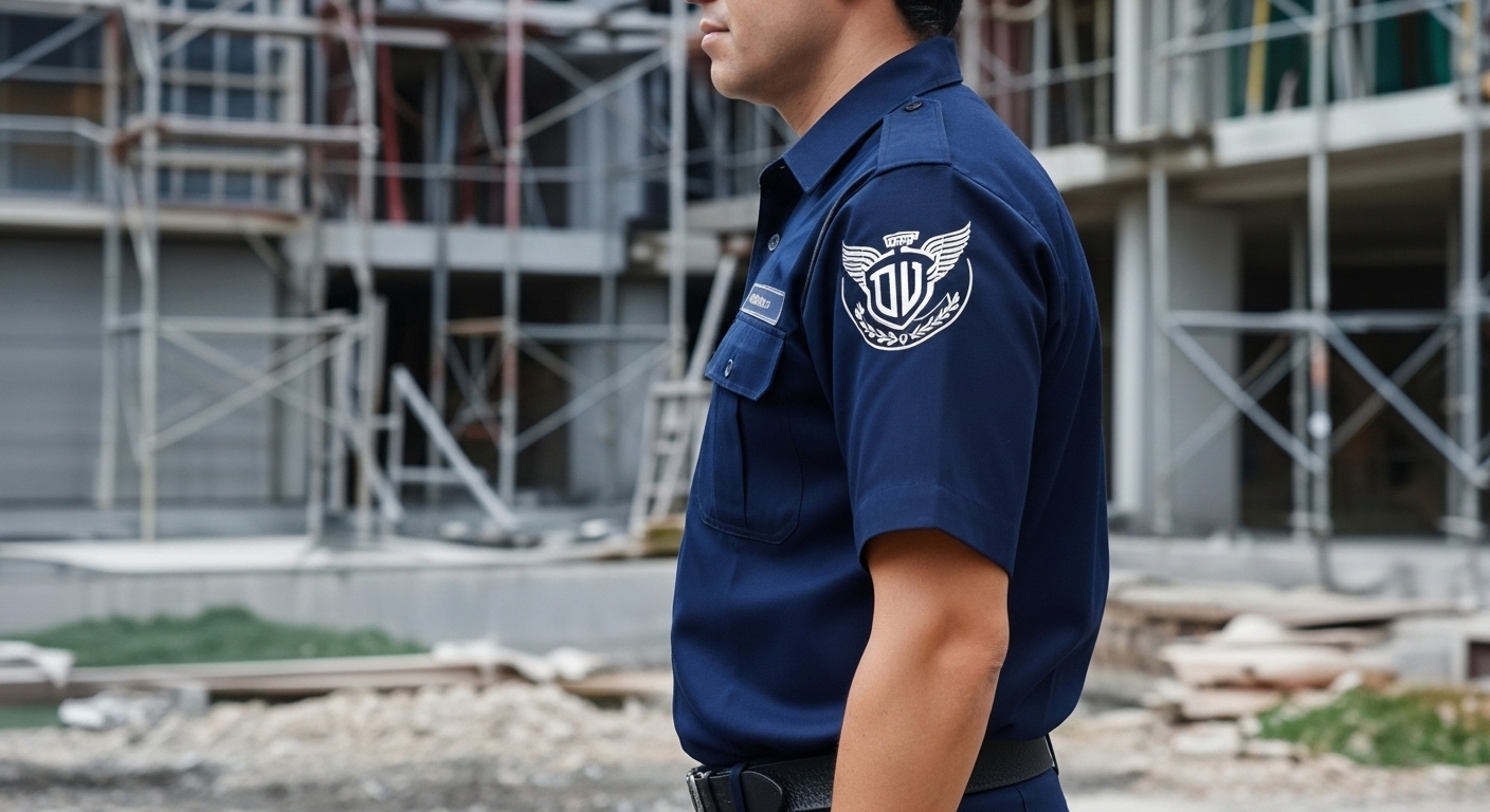 Licensed security guards on site — decorative header background for services page